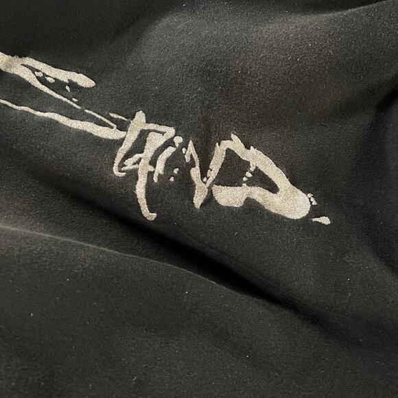 Vintage Staind Rock Band Embroidered Front And Back Baggy Black Pullover Hoodie - Picture 10 of 11